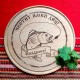 Гравиран дървен талар от естествен бук, поднос за мезе.