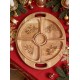 Дървено плато за сервиране, размер 45x38x4 см.