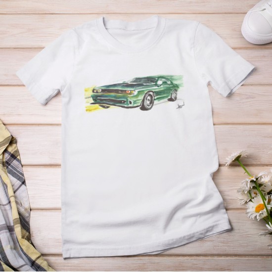 Тениска с Muscle car – унисекс и детски тениски с щампи Тениска с Muscle car – унисекс и детски тениски с щампи