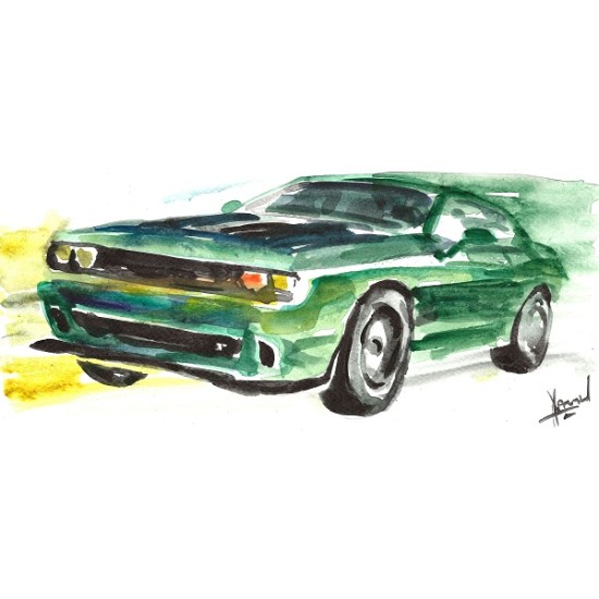 Тениска с Muscle car – унисекс и детски тениски с щампи Тениска с Muscle car – унисекс и детски тениски с щампи