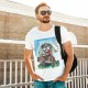 Тениска със Заек и костенурка – унисекс и детски тениски с принт